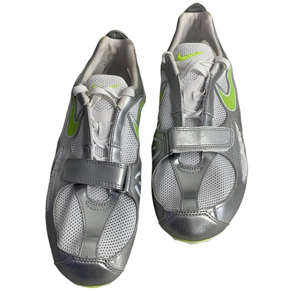 Nike Track & Field W9 Bowerman Series Grey/Lime/White Running Shoes - Picture 1 of 7
